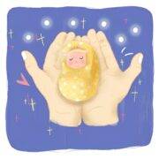 原创绘本:手拿珍珠的女孩