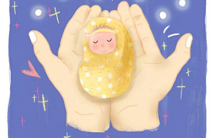 原创绘本:手拿珍珠的女孩