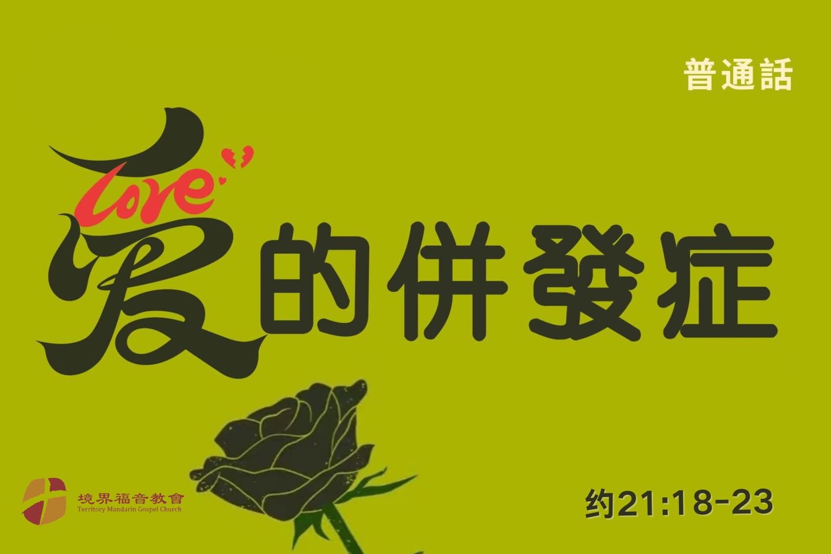 1月19日 刘阳牧师：爱的并发症